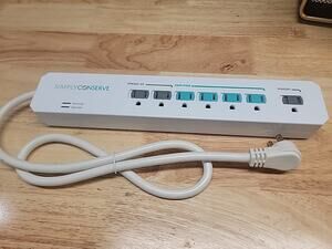 Simply Conserve SC73T1 3 ft. 7-Outlet Energy-Saving Advanced Surge Protector